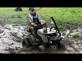 BOOSTED MOWER GOES MUDDING?! | Turbo Mower Feature #2