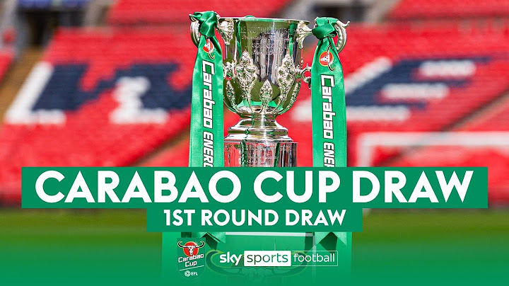 Carabao Cup first round draw! 🏆