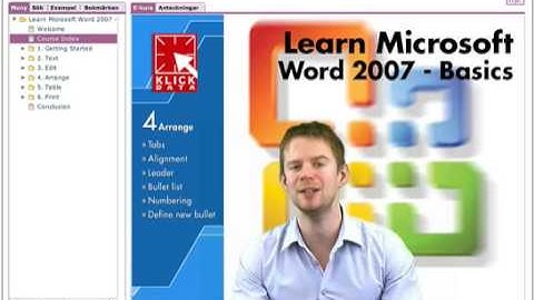 Microsoft Word 2007 Basics