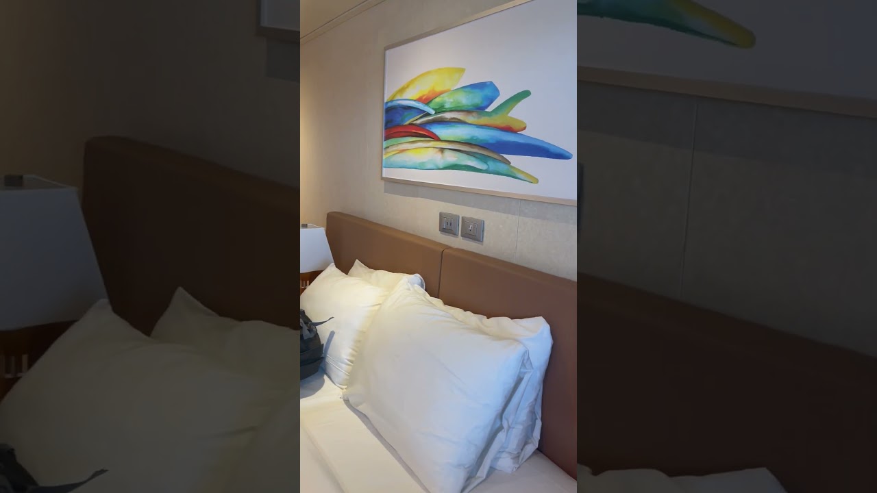 Carnival Sunrise cabin 3136 Inside with obstructed walkway View #cruiseship  #carnivalcruise