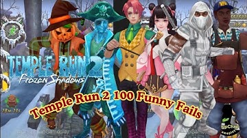 Temple Run 2 Frozen Shadows 100 Funny Fails Temple Run 2 100 Funny Fails Frozen Shadows Map Gameplay