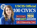 US Citizenship Interview 2024, US Citizenship Test, US Naturalization Interview, 100 Civics Question