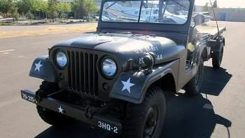 1954 M38A1 Jeep with M100 Trailer on GovLiquidation.com