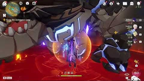 C6 Raiden shogun and R5 Endulfing thundering damage test