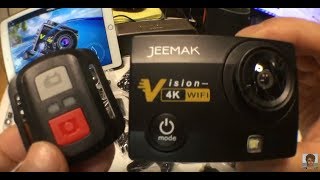Jeemak のコスパ最高　4Kアクションカメラ 1600万画素 フルHD コスパ最高