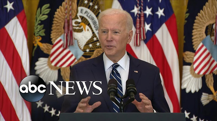 Biden holds his 1st presidential news conference