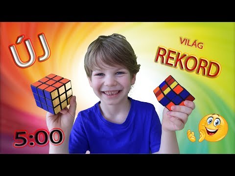 RUBIK KOCKA KIRAKÁS 6 ÉVESEN / ÚJ VILÁGCSÚCS - YouTube