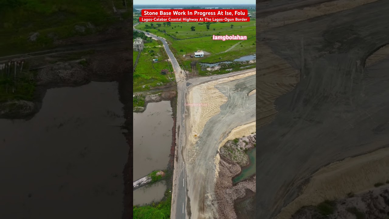 Lagos-Calabar Coastal Highway At The Lagos-Ogun-Ondo Border