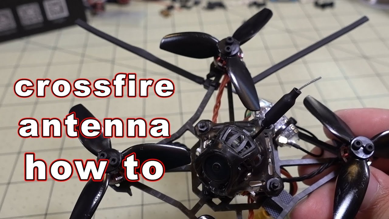 How to secure Crossfire antennas on the LarvaX 🎓 YouTube