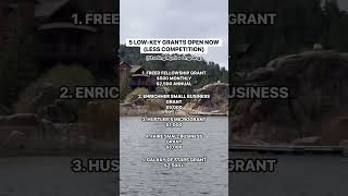 Less competition than you think. Grants are open. #grants #funding #money #business #opportunity