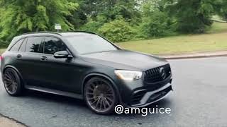Mercedes AMG GLC 63 💥 Donuts / Pops and Bangs (#144) Resimi