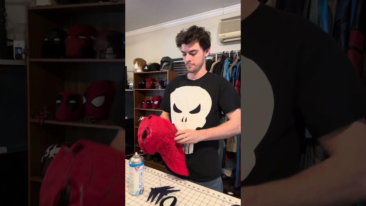 Upgrading Procosplay Spider-Man Faceshell