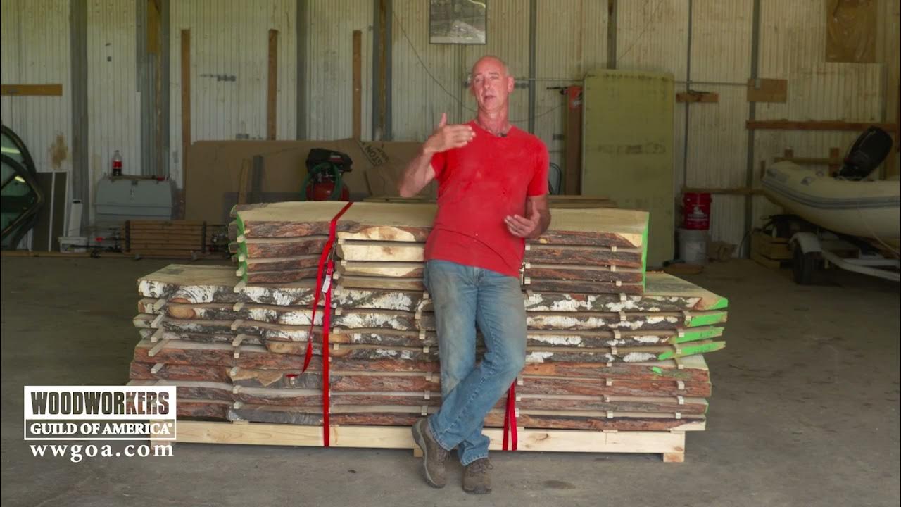 Air Drying Wood Slabs YouTube