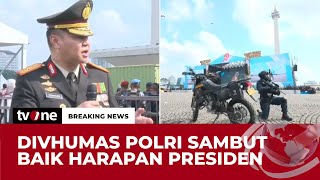 Divhumas Polri Sambut Baik Harapan Presiden Prabowo Kepada Polisi | Breaking News tvOne
