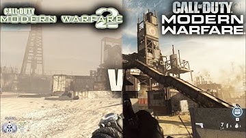 Map comparison RUST - MW2 vs Modern Warfare 2009 vs 2020