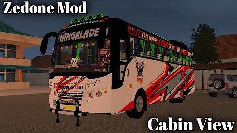 Cabin View 👀 || Zedone Bus Mod 💓 || SK Gaming Tech