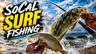 SoCal Surf Fishing: Using Different Techniques To Catch Fish!!!