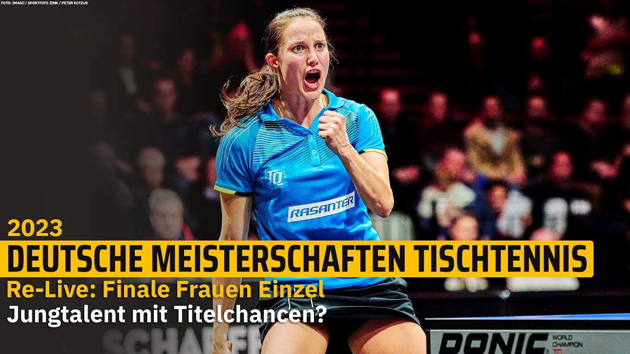 Re-Live Jungtalent fordert Routinier, wer holt den Titel? - Finale der Frauen! SDTV Tischtennis