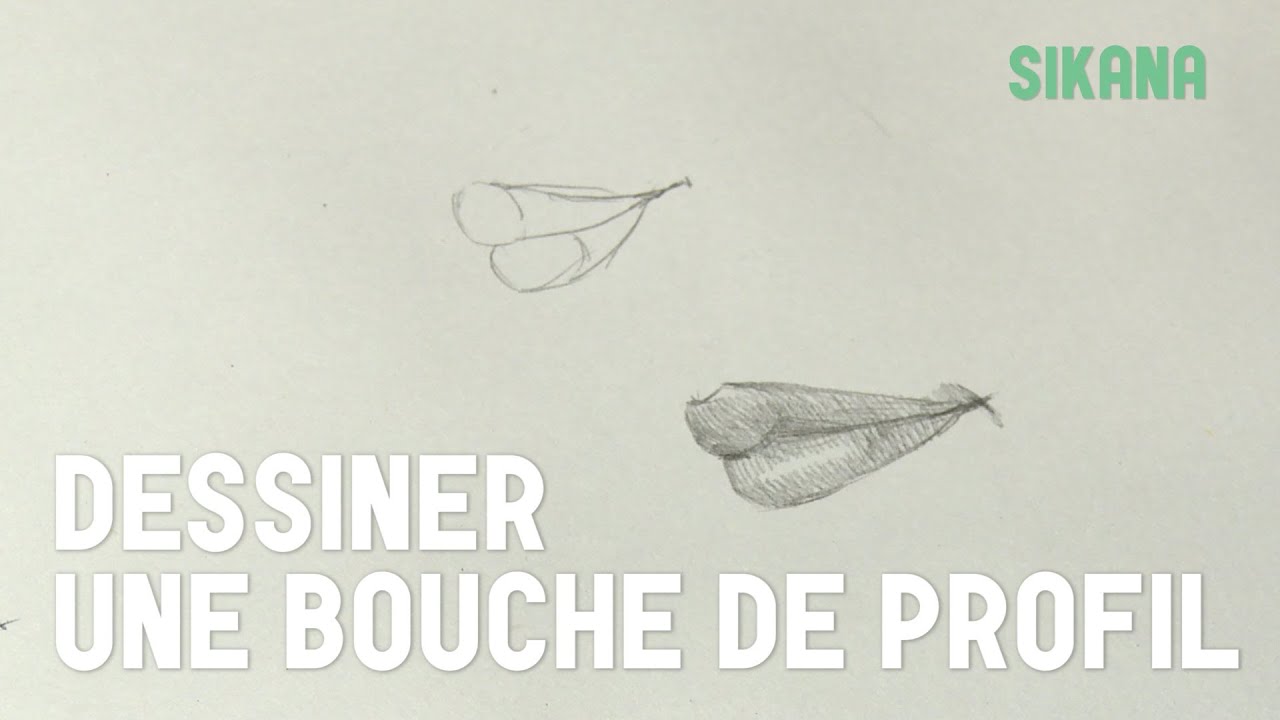 Dessin : Dessiner une bouche de profil - HD - YouTube