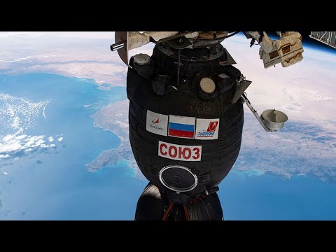 Space Station Crew Relocate Soyuz Spacecraft - Mar 19, 2021