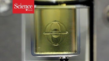 Watch 3D printed objects appear in the middle of a gel