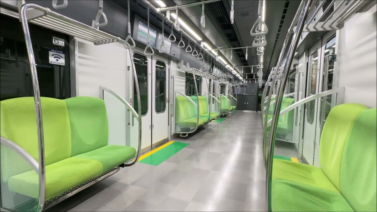 ガラガラのコスモスクエア～夢洲間とガラガラの夢洲駅　Yumeshima Station and train are empty　(2026.2)
