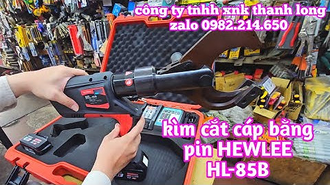 Gửi hàng kìm cắt cáp thủy lực dùng pin HEWLEE HL-85B cho khách ở Long Bình Tân