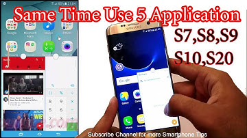 How To Split Screen On Samsung | How Use Multiple  Screen On Samsung S7,S8,S9,S10,S20 | Multi Window