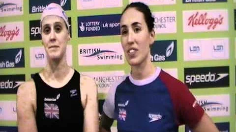 Angie Winstanley-Smith and Frankie Snell after GB ...