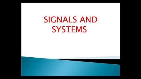 Signals and systems:1 - GATE ELECTRONICS AND COMMUNICATION ENGINEERING 2018