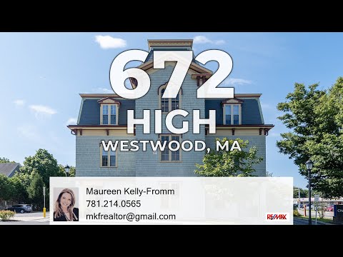672 High Street 3, Westwood, MA home video tour