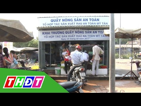 Video Chợ TP. Cao Lãnh có quầy rau an toàn | THDT - youtube