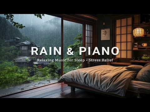 Relaxing Music and Rain Sounds for Sleeping – Warm Bedroom Ambience for Deep Peaceful Sleep