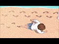 Footprints in the sand with audio  a very inspiring poem  gods love animation