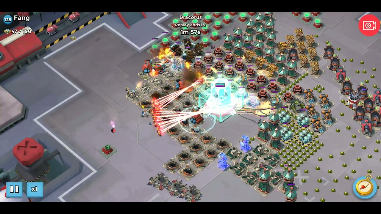 Level 125 Fang SOLO using LAZERS | Boom Beach, Operation Dead End