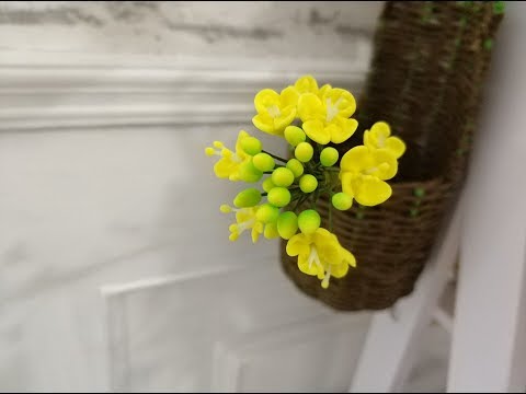 【香香手工】粘土油菜花