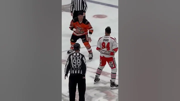 Sébastien Laferriere vs Alexandre Simard (Angle différent  ) LNAH