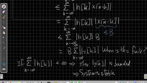Testing Stability of LTI systems with the impulse response