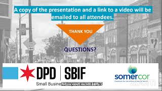 May 2021: SBIF Rollout Webinar