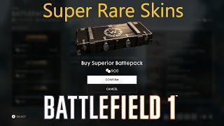 Battlefield 1 | Opening Crates *RARE SKINS*