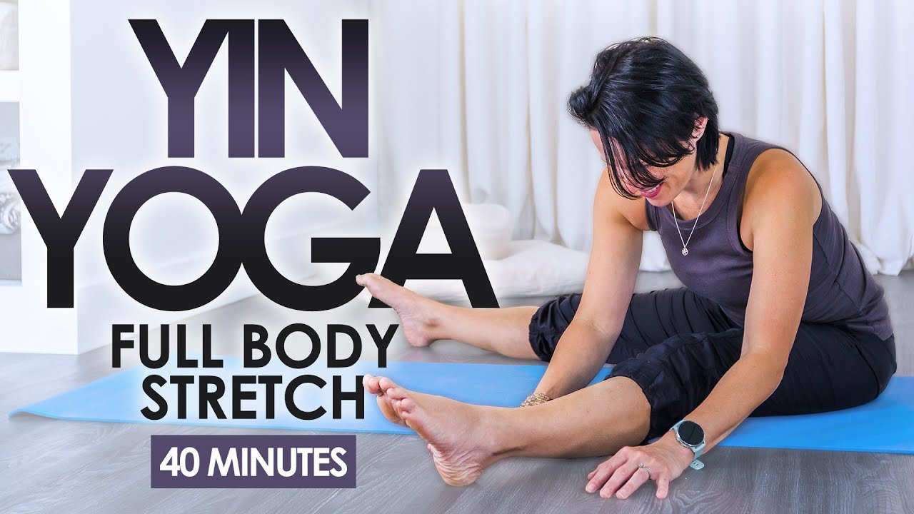 Full Body Yin Yoga Stretch to Relax & Release Tension | 40 Minute - YouTube