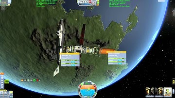 Kerbal Space Program Shuttle Docking (with spacestation)