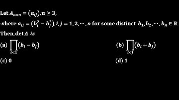 csir net dec 2013 determinat of skew symmetric matrix of odd order and its properties