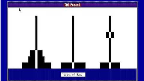 APPLE IIGS TOWERS OF HANOI FROM CDROM GEM Generous Efforts of Many Project