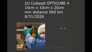 Tracking a Cubesat 500 km away