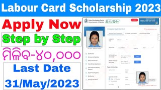 Labour Card Scholarship Apply Process Step by Step 2023//How To Apply For Labour Card Scholarship