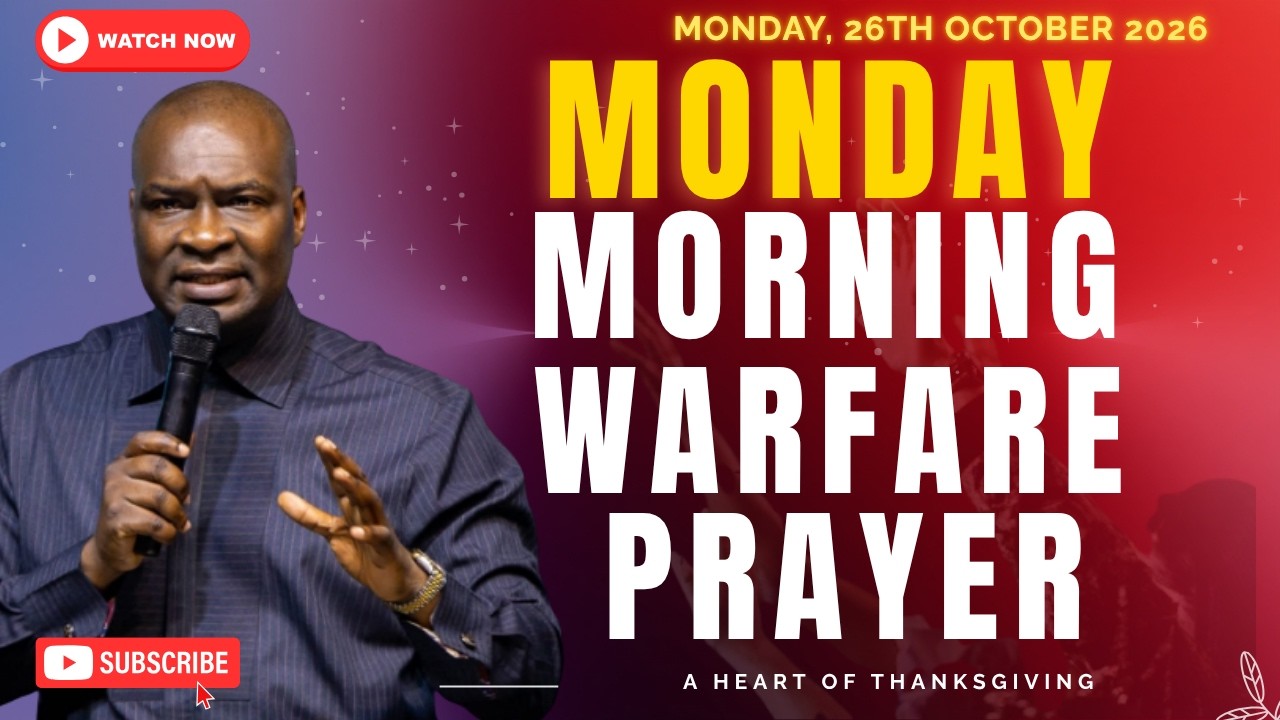 MONDAY MORNING DANGEROUS WARFARE PRAYERS – A Heart of Thanksgiving | APOSTLE JOSHUA SELMAN