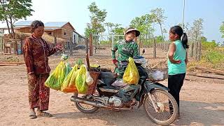 ទិដ្ឋភាពពេលព្រឹកនៅភូមិអូក្សាន្តផ្សារចល័តមកដល់ហើយ