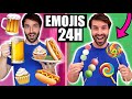 JE MANGE QU'AVEC DES EMOJIS PENDANT 24H (PARTIE 3) - CARL IS COOKING