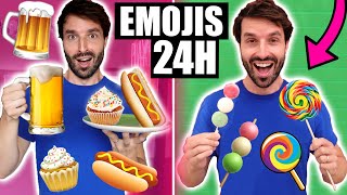 JE MANGE QU'AVEC DES EMOJIS PENDANT 24H (PARTIE 3) - CARL IS COOKING